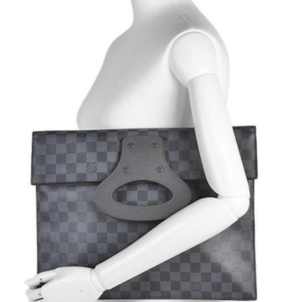 Louis Vuitton Clutch Bag Portfolio Damier Cobalt Pouch Bag - Picture 9 of 11